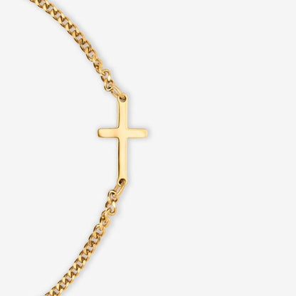 CROSS BRACELET | 18K Gold - Vetro Watches