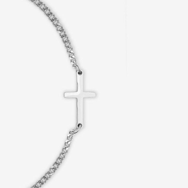 CROSS BRACELET | Silver - Vetro Watches