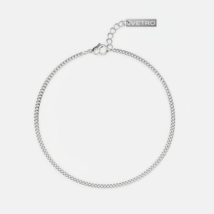 CUBAN BRACELET 1.8MM | Silver - Vetro Watches