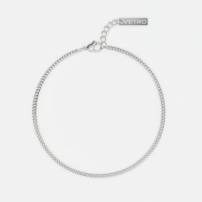 CUBAN BRACELET 1.8MM | Silver - Vetro Watches