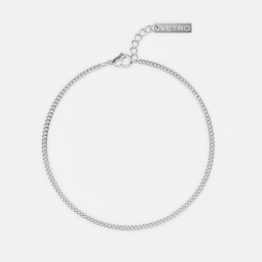 CUBAN BRACELET 1.8MM | Silver - Vetro Watches